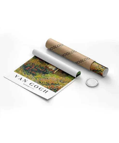 Çerçevesiz Poster Van Gogh Manzara - Resim 8