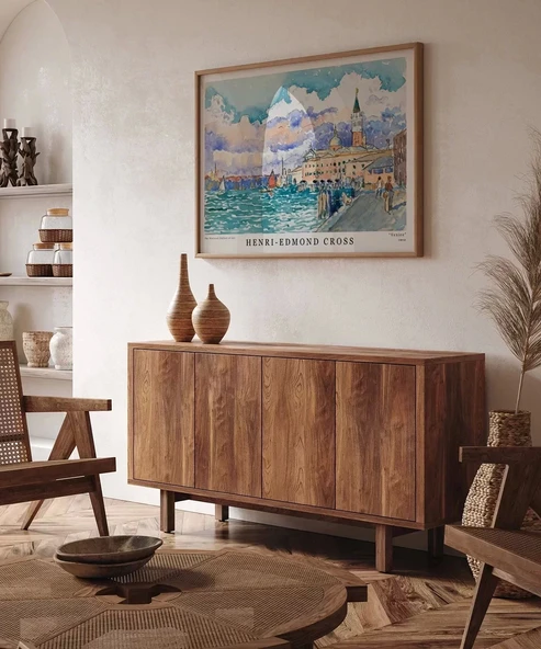 Çerçevesiz Poster Henri-Edmond Cross Venedik 2 - Resim 4