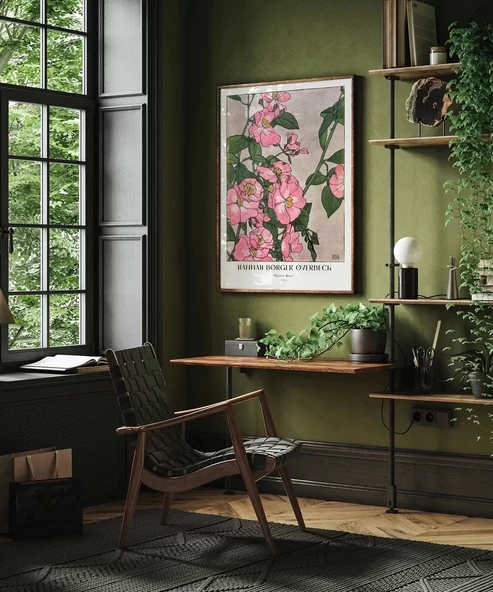 Çerçevesiz Poster Hannah Borger Overbeck Çayır Gülleri - Resim 3