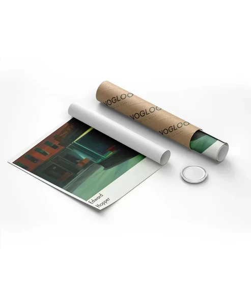 Çerçevesiz Poster Edward Hopper Nighthawks - Resim 8