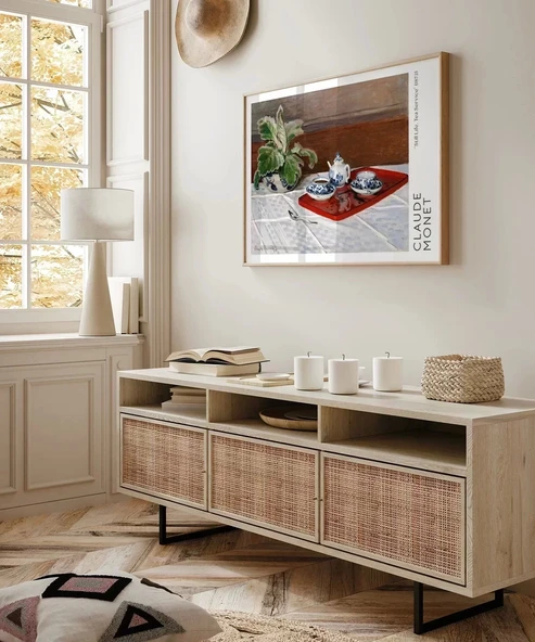 Çerçevesiz Poster Claude Monet Çay Servisi (1) - 5