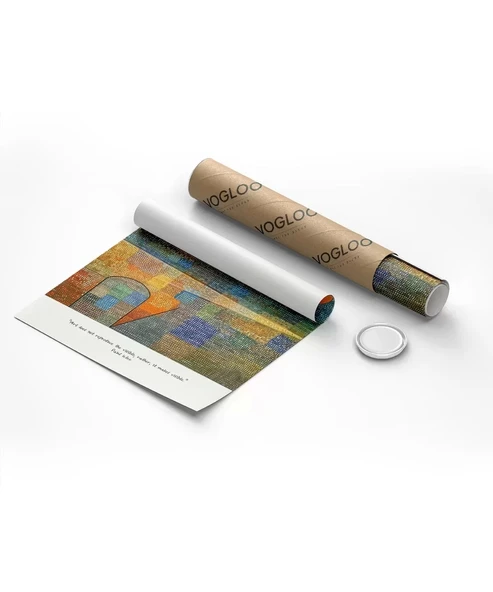 Çerçevesiz Poster Paul Klee Ad Parnassum - Resim 8