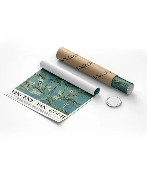 Çerçevesiz Poster Vincent Van Gogh Badem çiçeği - Resim 8