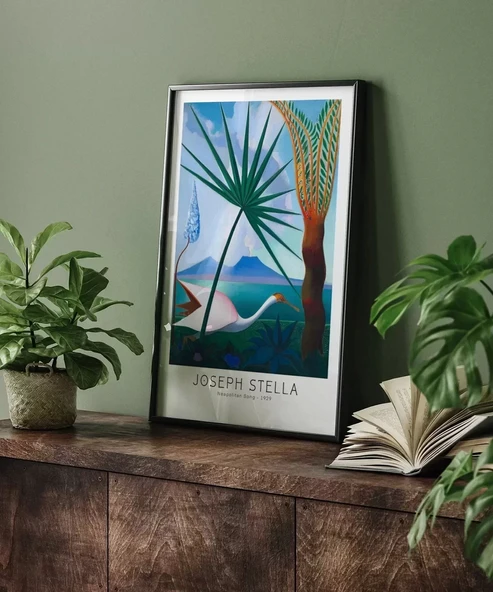 Çerçevesiz Poster Joseph Stella Neopolitan Song - Resim 5