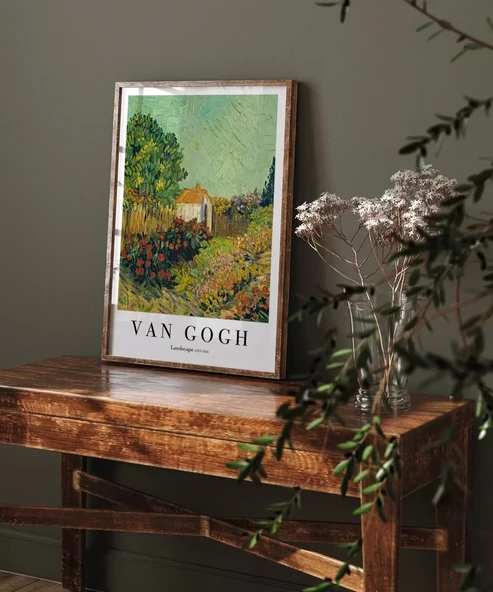 Çerçevesiz Poster Van Gogh Manzara - Resim 4
