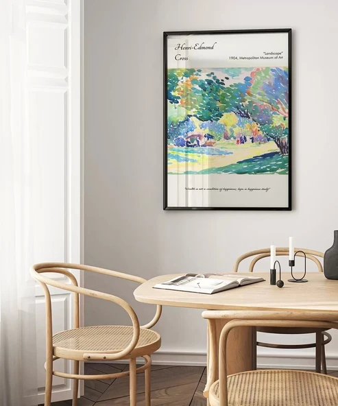 Çerçevesiz Poster Henri-Edmond Cross  Manzara 2 - Resim 4