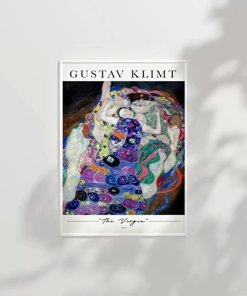 Çerçevesiz Poster Gustav Klimt The Virgin - Resim 6