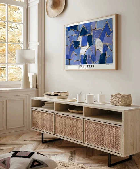 Çerçevesiz Poster Paul Klee Mavi Gece - Resim 3