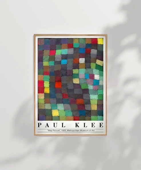 Çerçevesiz Poster Paul Klee Mayıs Resmi - Resim 7