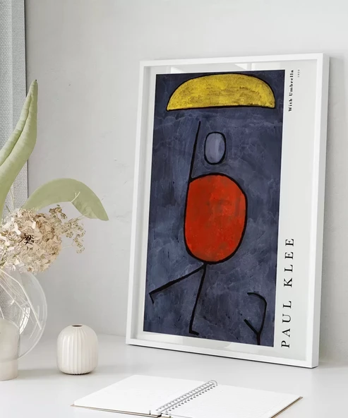 Çerçevesiz Poster Paul Klee Şemsiye - Resim 5