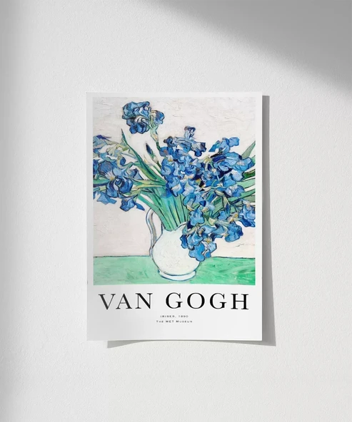 Çerçevesiz Poster Van Gogh Irıses No 2 ürün görseli