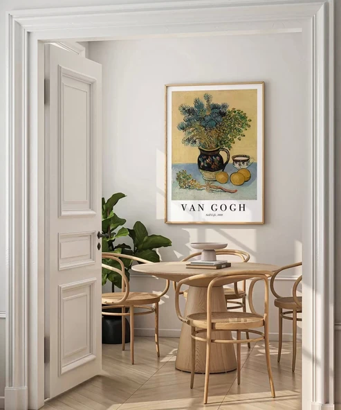 Çerçevesiz Poster Van Gogh Natürmort - Resim 3