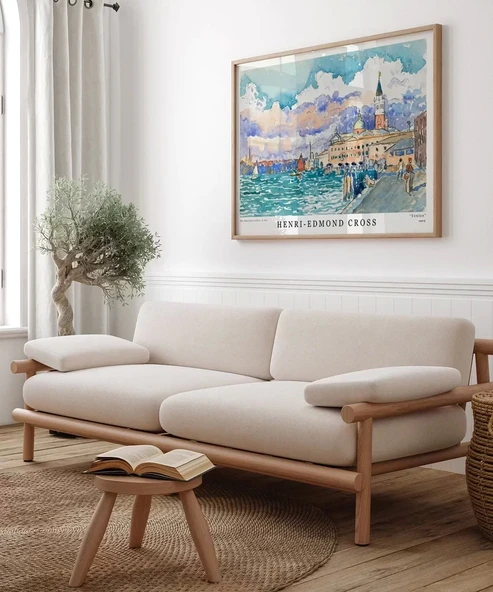 Çerçevesiz Poster Henri-Edmond Cross Venedik 2 - Resim 3