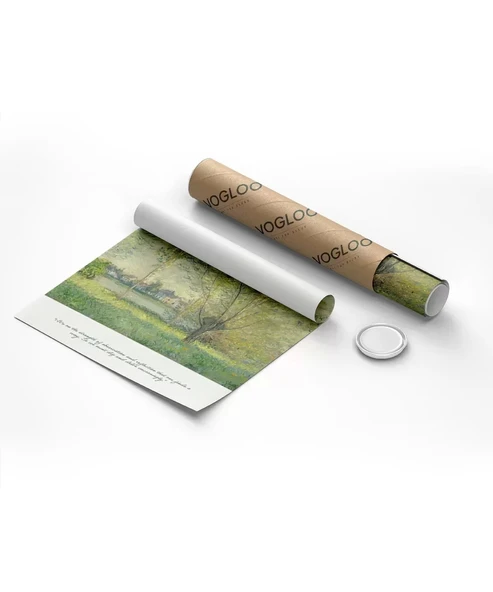 Çerçevesiz Poster Claude Monet Söğütler - Resim 8