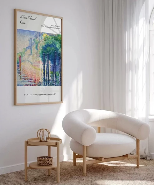 Çerçevesiz Poster Henri-Edmond Cross Rio San Trovaso - Resim 5