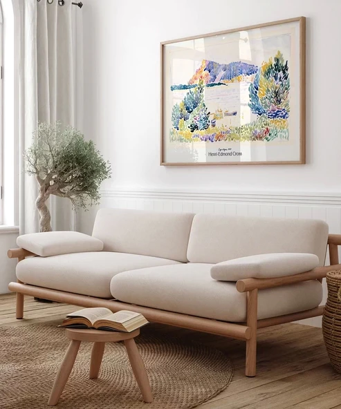 Çerçevesiz Poster Henri-Edmond Cross Cap Negre - Resim 3