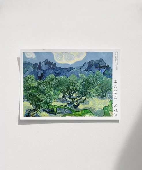Çerçevesiz Poster Vincent Van Gogh Zeytin Ağaçları (2) ürün görseli