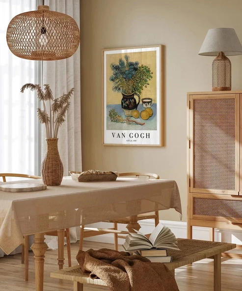 Çerçevesiz Poster Van Gogh Natürmort - Resim 5