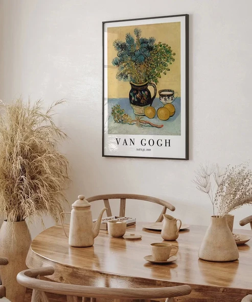 Çerçevesiz Poster Van Gogh Natürmort - Resim 4