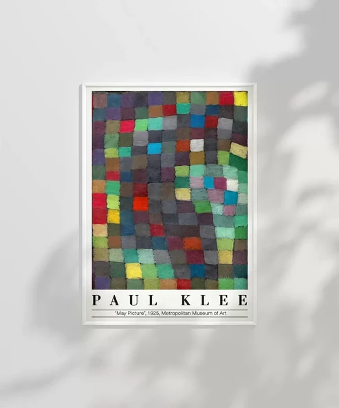 Çerçevesiz Poster Paul Klee Mayıs Resmi - Resim 6