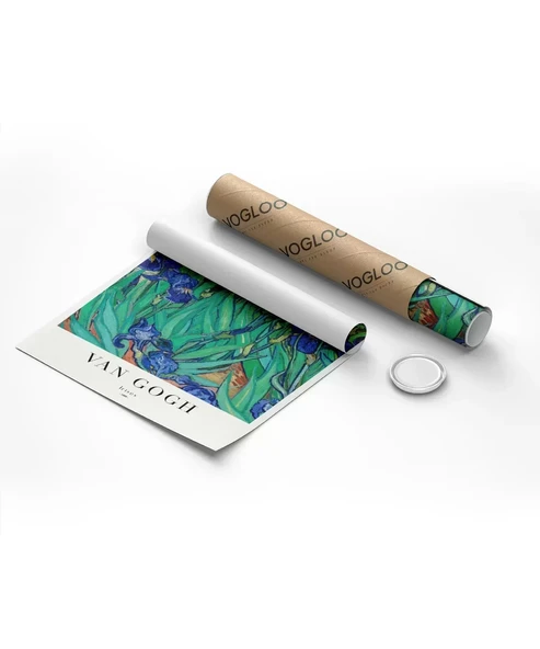 Çerçevesiz Poster Van Gogh Irıses No 1 - Resim 8