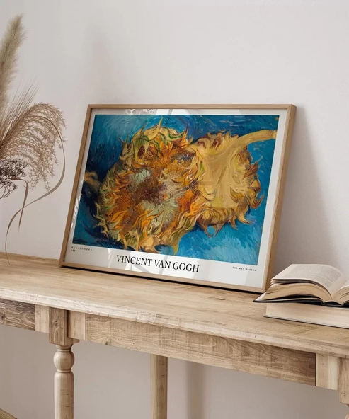 Çerçevesiz Poster Van Gogh Ayçiçekleri 1 - Resim 5