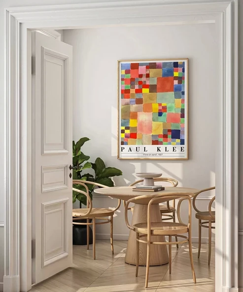 Çerçevesiz Poster Paul Klee Kum Üzerinde Bitki Örtüsü - Resim 4