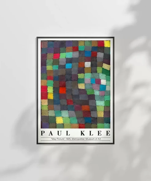 Çerçevesiz Poster Paul Klee Mayıs Resmi - Resim 2