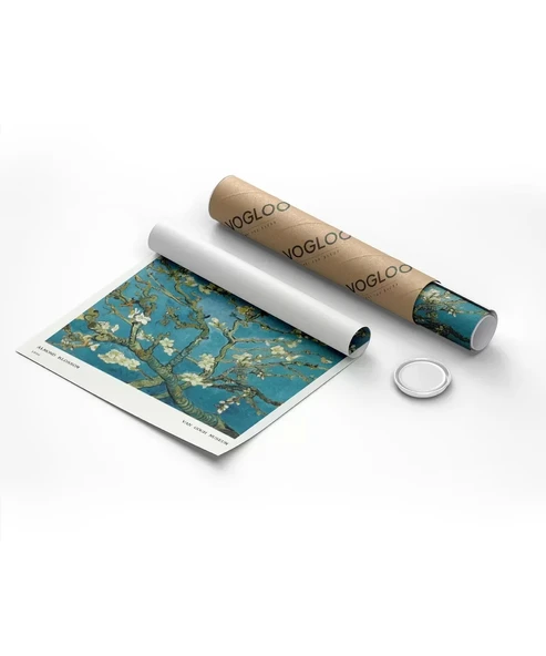 Çerçevesiz Poster Van Gogh Badem Çiçeği - Resim 8