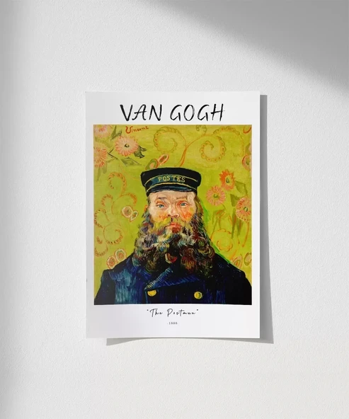 Çerçevesiz Poster Vincent Van Gogh Postacı ürün görseli