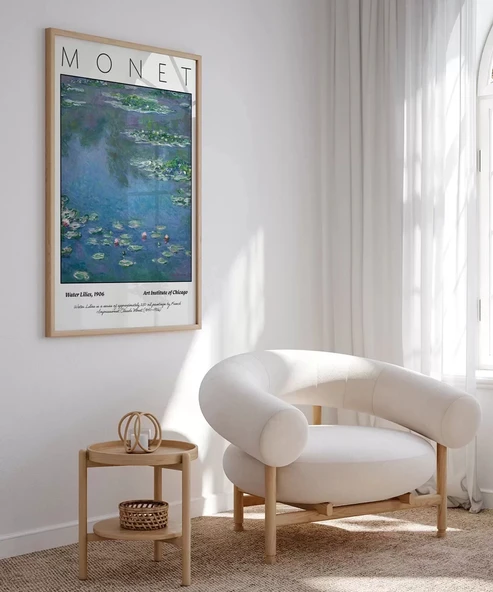 Çerçevesiz Poster Claude Monet Zambaklar (2) - Resim 3