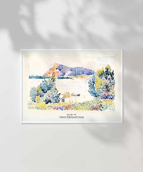 Çerçevesiz Poster Henri-Edmond Cross Cap Negre - Resim 7