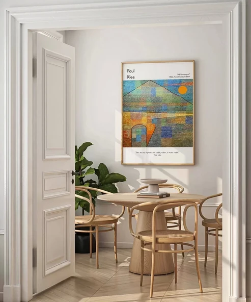 Çerçevesiz Poster Paul Klee Ad Parnassum - Resim 5