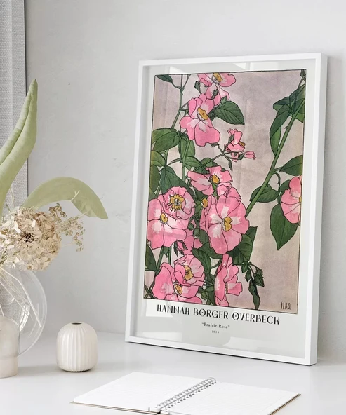 Çerçevesiz Poster Hannah Borger Overbeck Çayır Gülleri - Resim 4