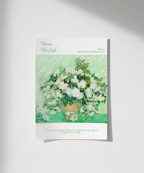 Çerçevesiz Poster Vincent Van Gogh Güller (2) ürün görseli