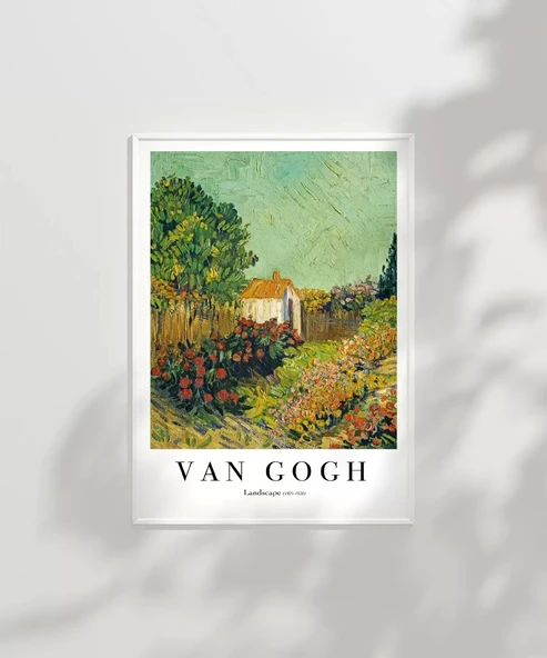 Çerçevesiz Poster Van Gogh Manzara - Resim 6