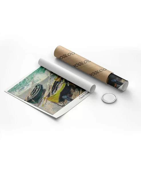 Çerçevesiz Poster Claude Monet Üç Balıkçı Teknesi - Resim 8