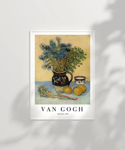 Çerçevesiz Poster Van Gogh Natürmort - Resim 6