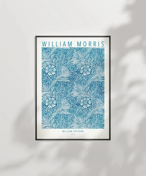Çerçevesiz Poster William Morris Söğüt Deseni - Resim 2