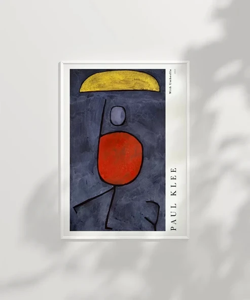 Çerçevesiz Poster Paul Klee Şemsiye - Resim 6
