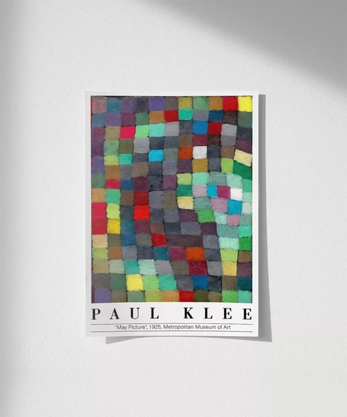Çerçevesiz Poster Paul Klee Mayıs Resmi ürün görseli