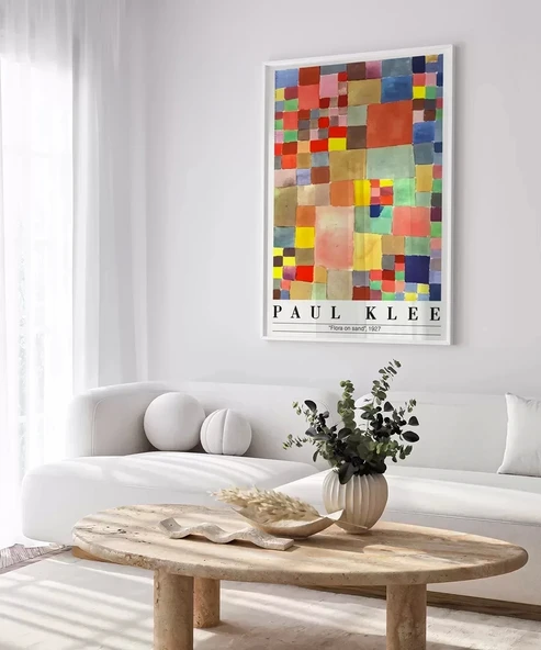 Çerçevesiz Poster Paul Klee Kum Üzerinde Bitki Örtüsü - Resim 3