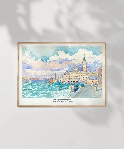 Çerçevesiz Poster Henri-Edmond Cross Venedik - Resim 7