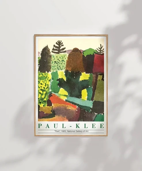 Çerçevesiz Poster Paul Klee Park - 7