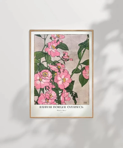 Çerçevesiz Poster Hannah Borger Overbeck Çayır Gülleri - Resim 6