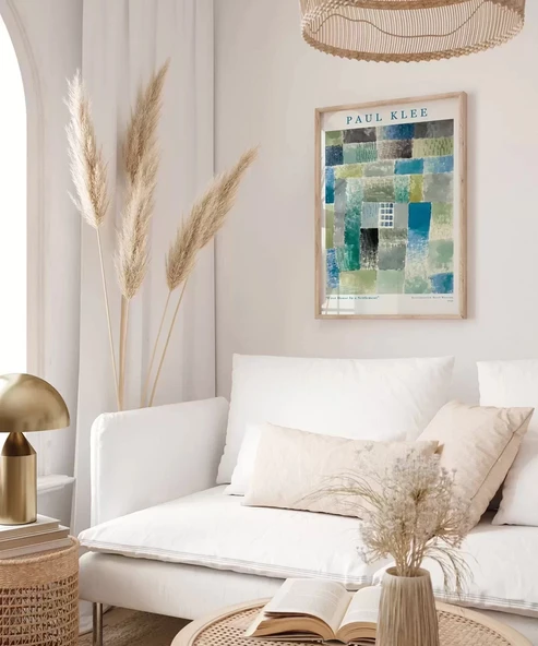 Çerçevesiz Poster Paul Klee İlk Ev - Resim 3