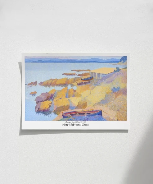 Çerçevesiz Poster Henri-Edmond Cross Calanque des Antibois 2 ürün görseli