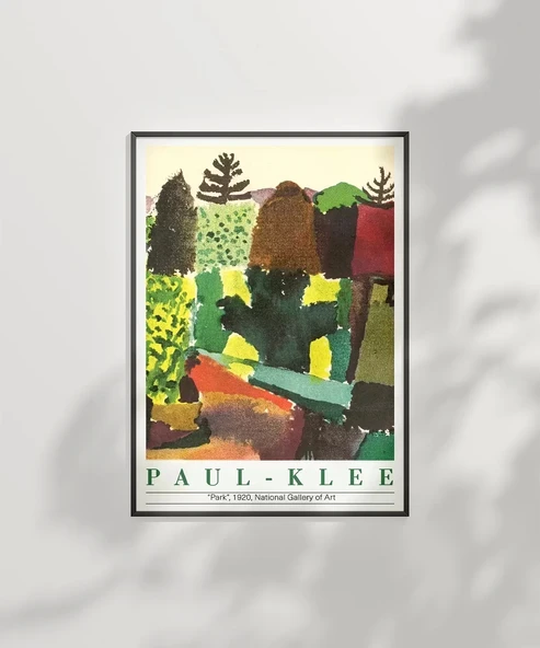 Çerçevesiz Poster Paul Klee Park - 2