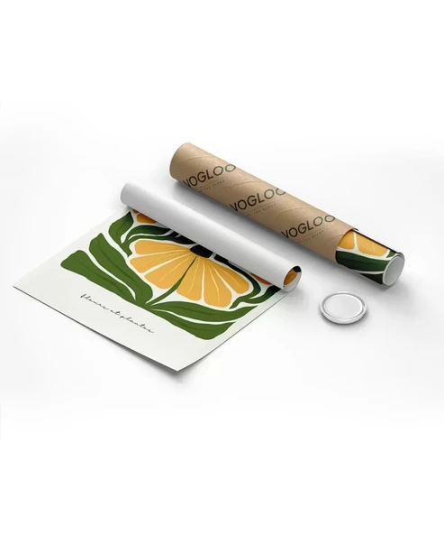 Çerçevesiz Poster Sarı Çiçek Coşkusu - Resim 2