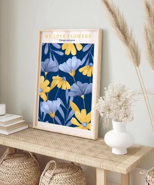 Çerçevesiz Poster Çiçeklerin Gücü - Resim 6